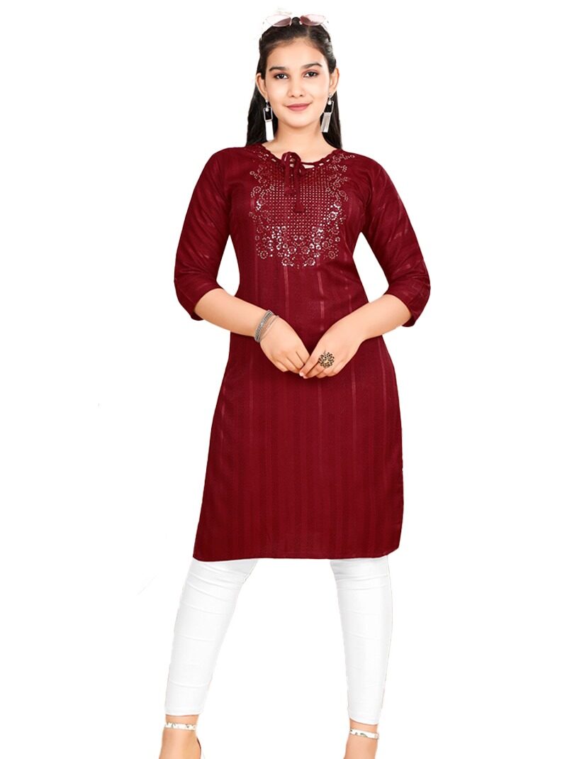 Kurti Set Chest Embroidery